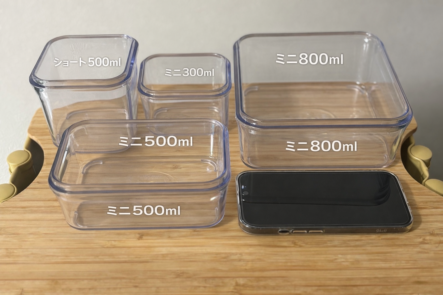 VAKUEN 真空容器 サイズ感