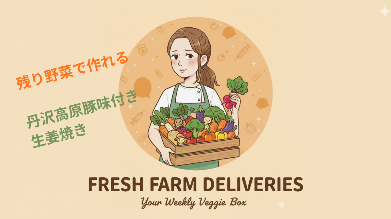 らでぃっしゅぼーや　野菜たすだけ　生姜焼き　レビュー