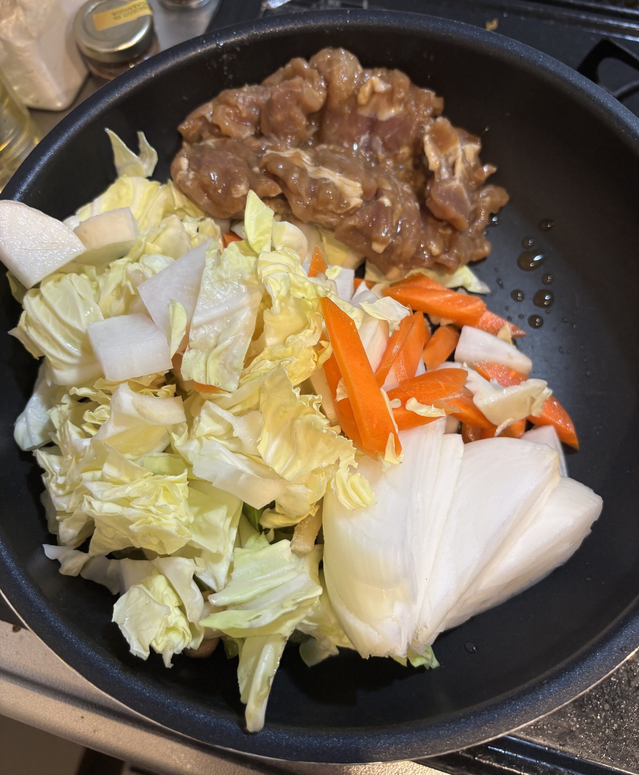 野菜たすだけ　料理　生姜焼き